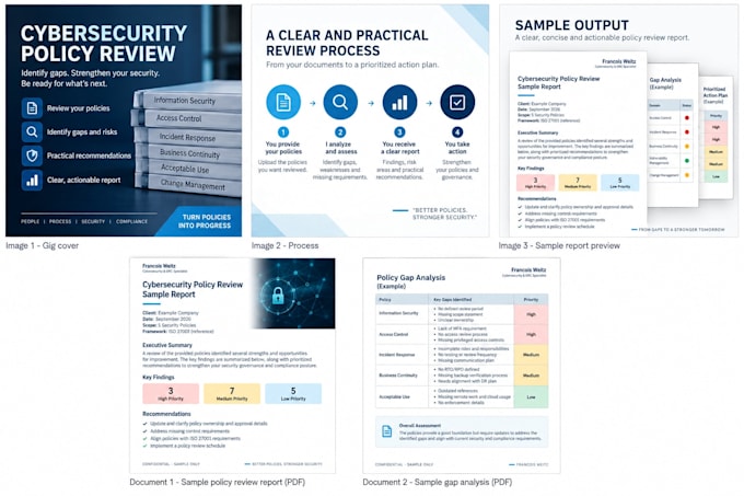 review your cybersecurity policies and identify gaps