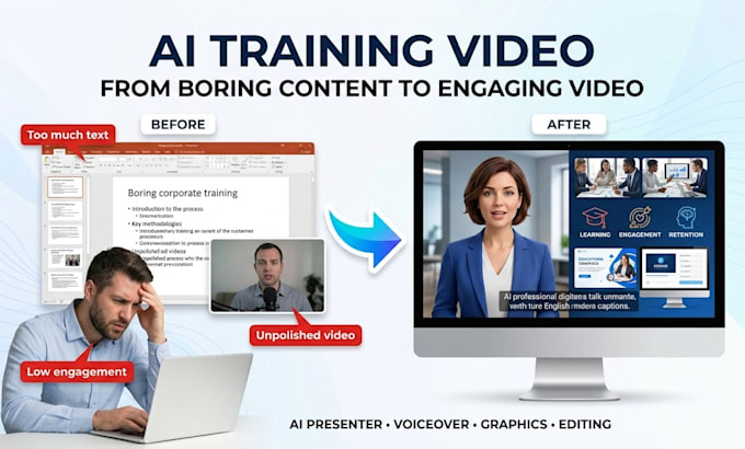 create an ai training or explainer video for your course or team