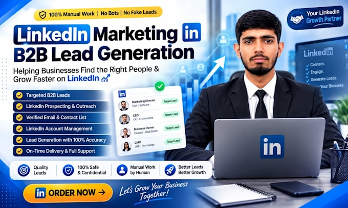 generate qualified b2b leads through linkedin outreach