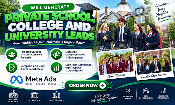 generate private school, college and university leads