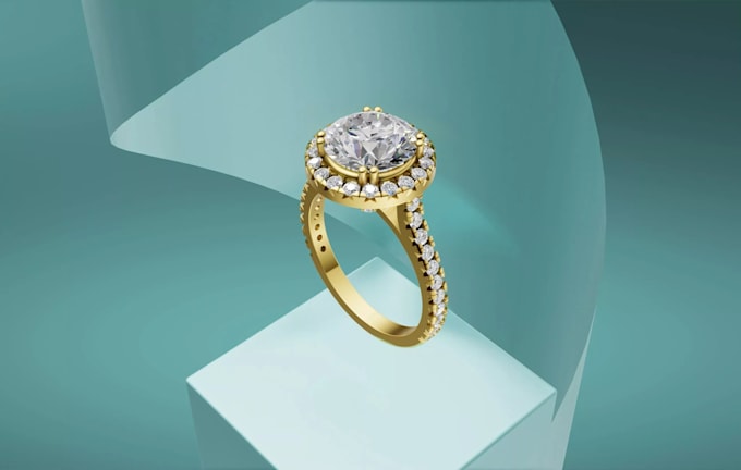 create custom jewelry cad design and 3d printable stl model