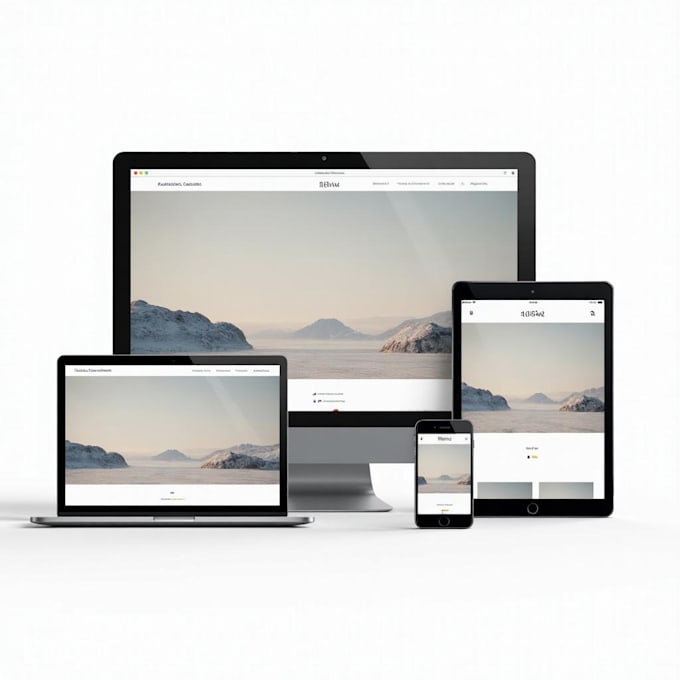 develop a responsive HTML CSS javascript website