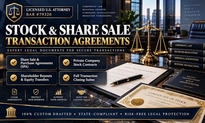 draft a shareholder share purchase agreement