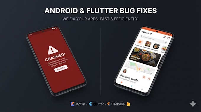 fix bugs, crashes, and errors in your app