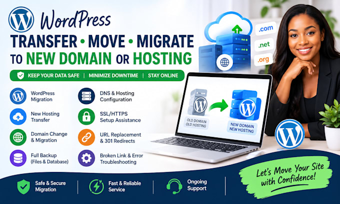 transfer website move clone site migrate wordpress new domain hosting backup