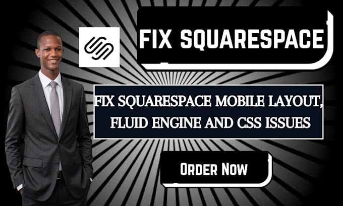 fix squarespace mobile layout, fluid engine and CSS issues