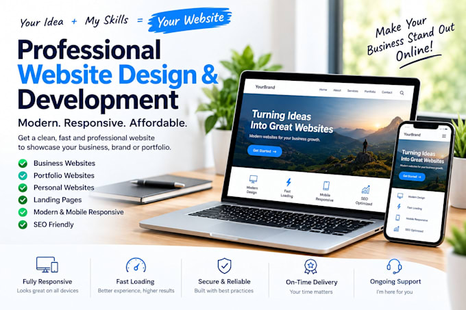 build a modern website from scratch