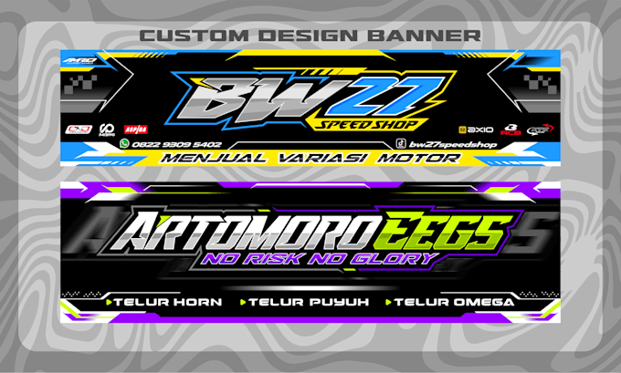 create a banner design for your business