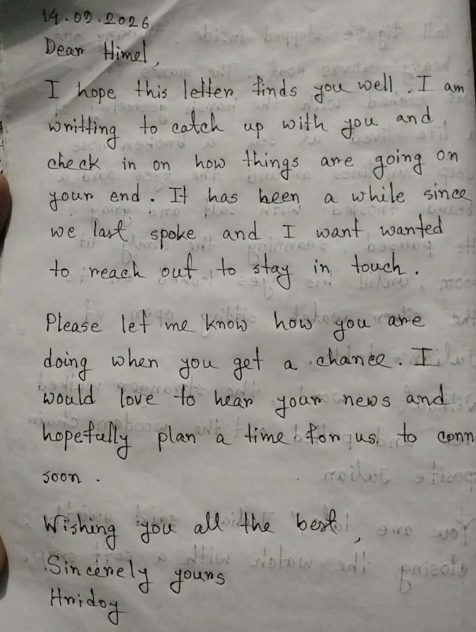 write anything with my beautiful handwriting