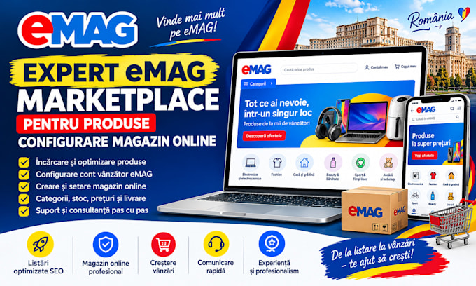 expert emag markeplace pentru produse configurare magazin online