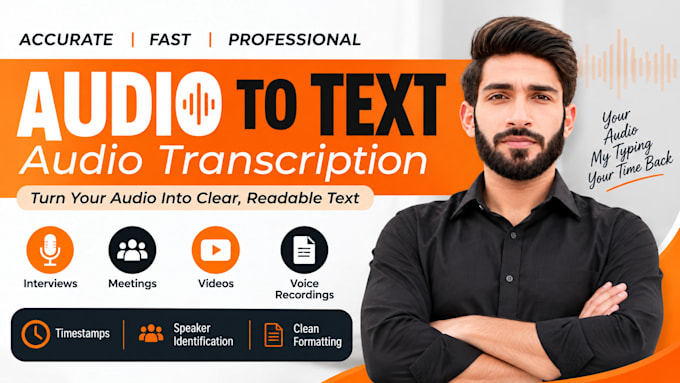 convert audio to text with accurate transcription