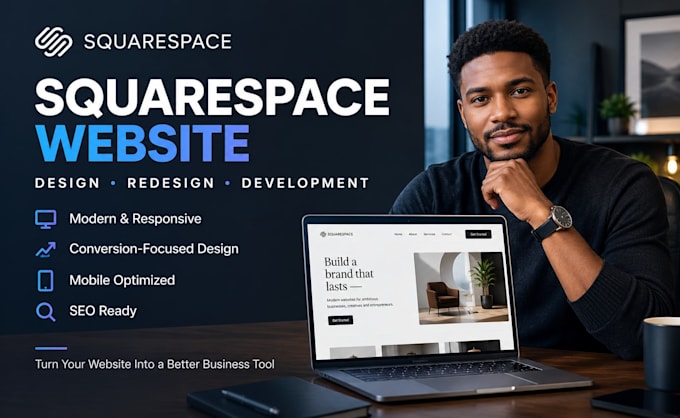 squarespace design squarespace website redesign squarespace website development