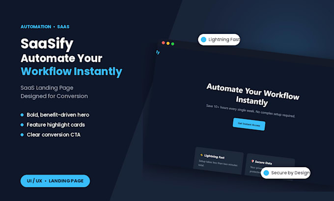 build a responsive landing page