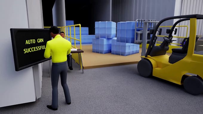 create industrial robotics and robotics arm animation