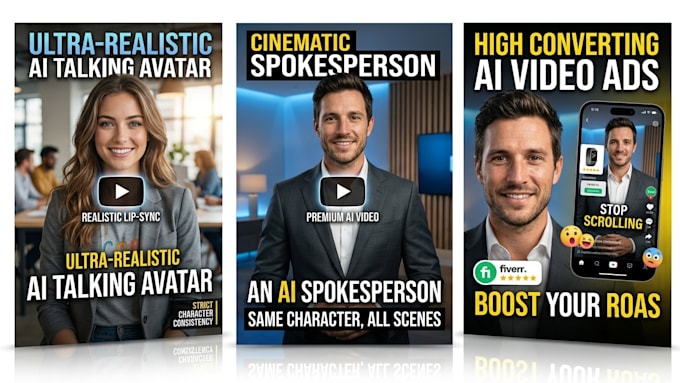 create cinematic ai video ads and realistic ai avatar video