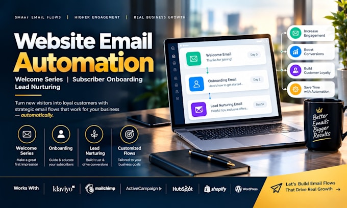 website email automation welcome series subscriber onboarding lead nurturing