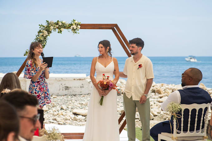 write a personalised wedding ceremony script