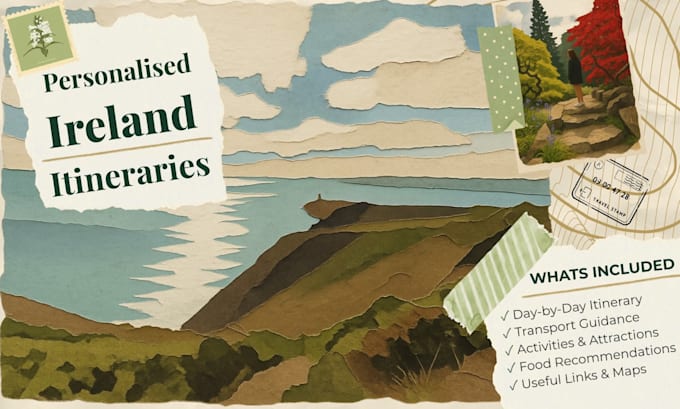 create a personalised ireland travel itinerary
