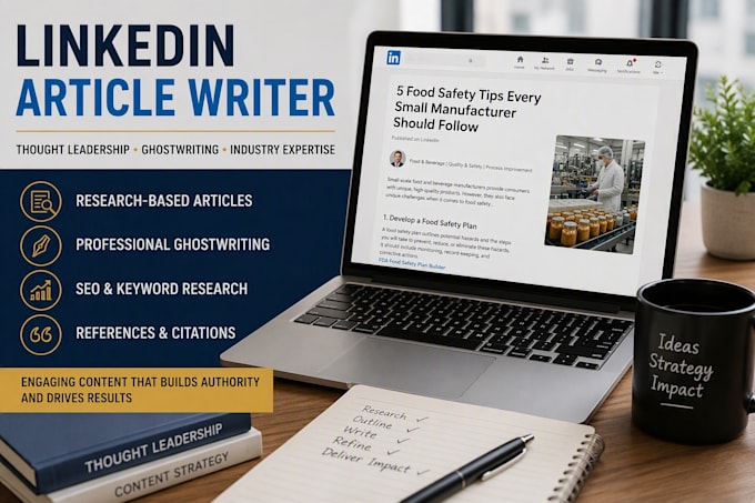 write articles for your linkedin profile or blog
