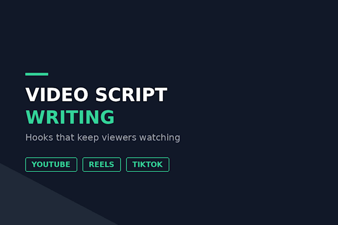 write video scripts with strong hooks for youtube