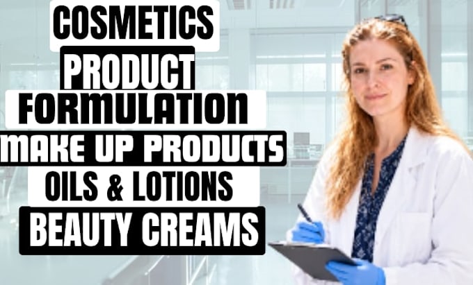 formulate cosmetics, beauty creams, and make up products