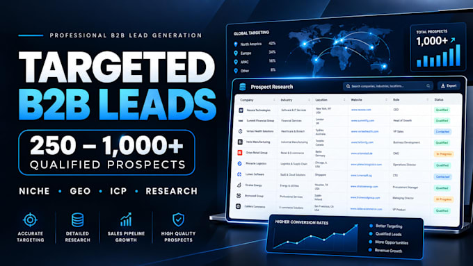 build a targeted b2b prospect list for your niche