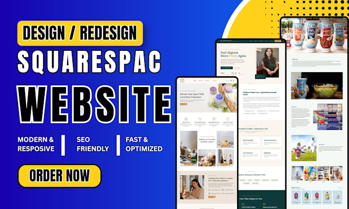 create luxury squarespace website