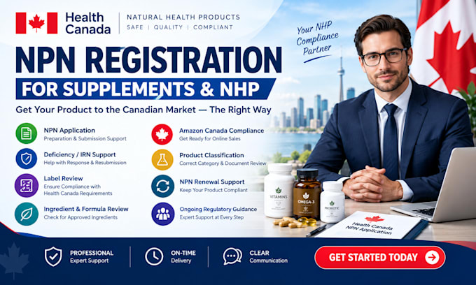 do health canada npn registration for supplements