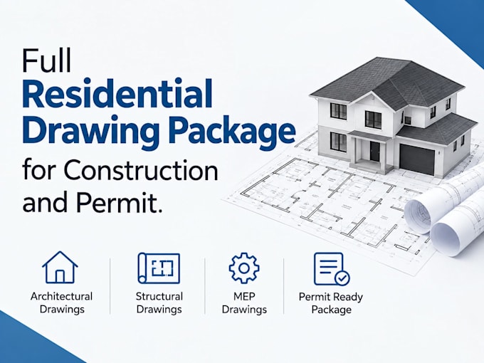 draw professional USA residential construction documents for permit
