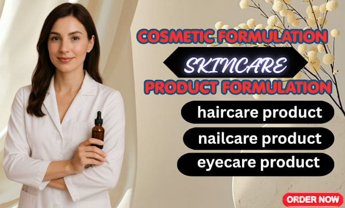 develop custom face cream, serum and skincare formulations