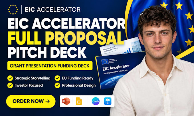design eic accelerator full proposal pitch deck grant presentation funding deck