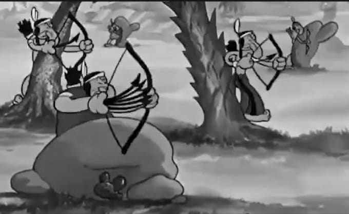 create 2d rubber hose animation in vintage cartoon style