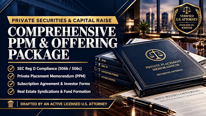 prepare sec ready private offering documents for your business