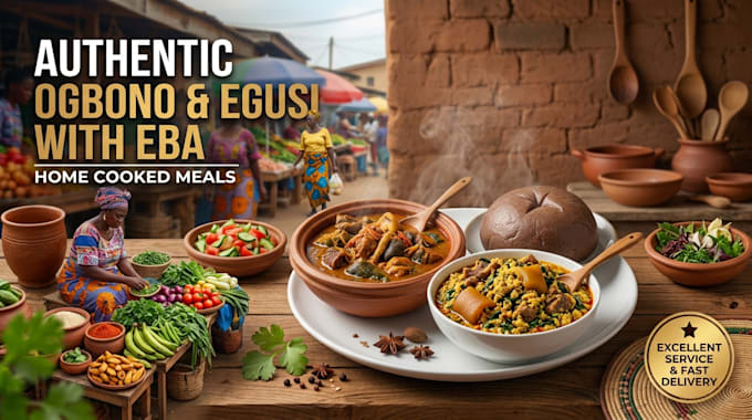 cook and teach eba and egusi