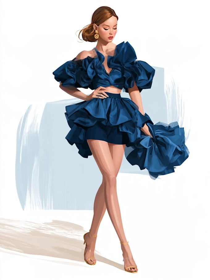 draw a fashion illustration