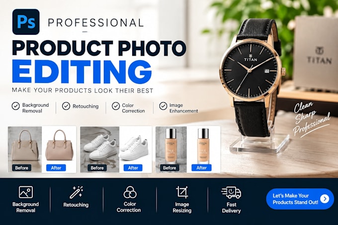 professionally edit product photos for ecommerce