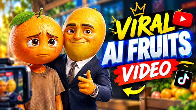 create engaging viral ai fruit story or talking object videos