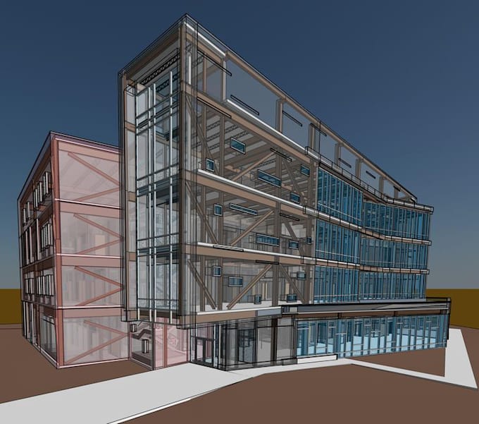 do steel structure 3d model and fabrication drawings
