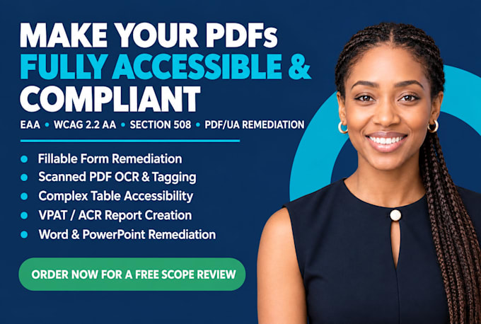 do eaa PDF remediation, wcag aa, section 508, convert PDF