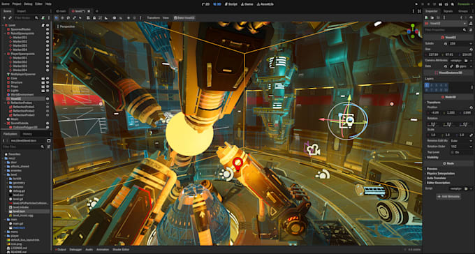 create 3d and 2d godot game environment and map