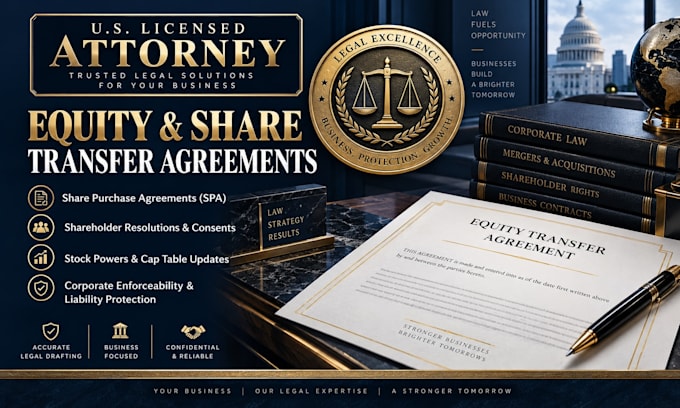 prepare shareholder share transfer documents