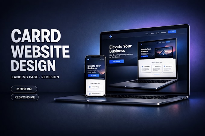 design carrd landing page, carrd landing page, redesign carrd website