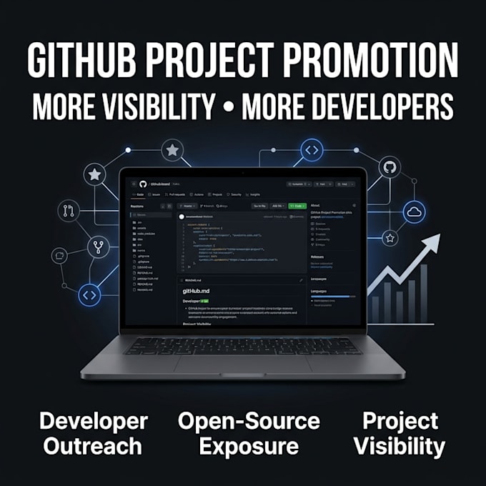 organically promote your github project to boost visibility