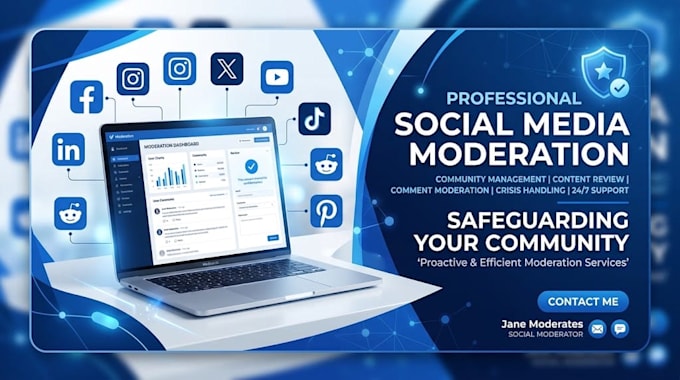 be your professional social media moderator