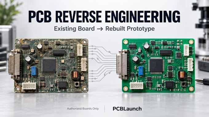 reverse engineer rebuild and reproduce your pcb
