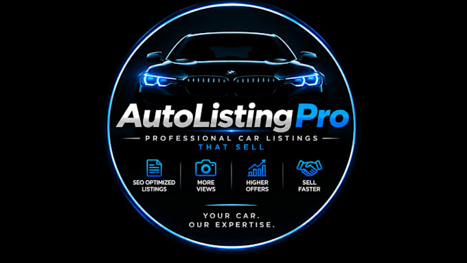 write a professional car listing for your vehicle