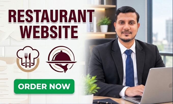 create restaurant, food, cafe website, online ordering and SEO