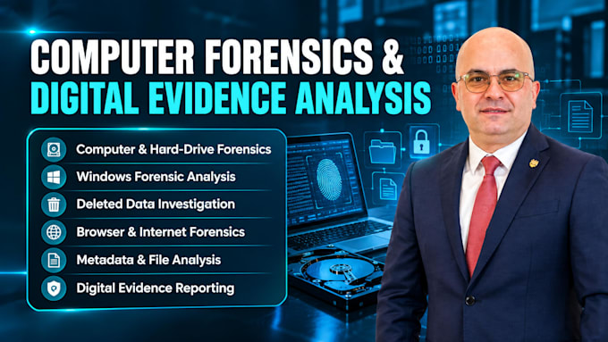 do computer forensic, metadata editing, timestamp analysis, document analysis