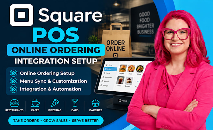 set up square pos online ordering integration