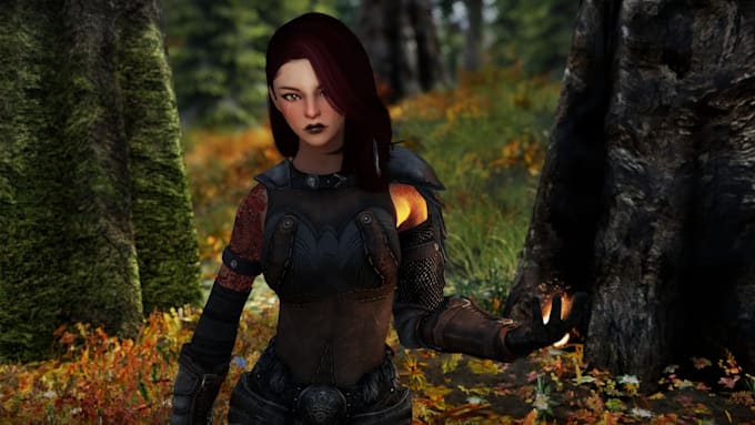 mod skyrim se ae with custom weapons armor quests npcs nolvus 3ba bodyslide